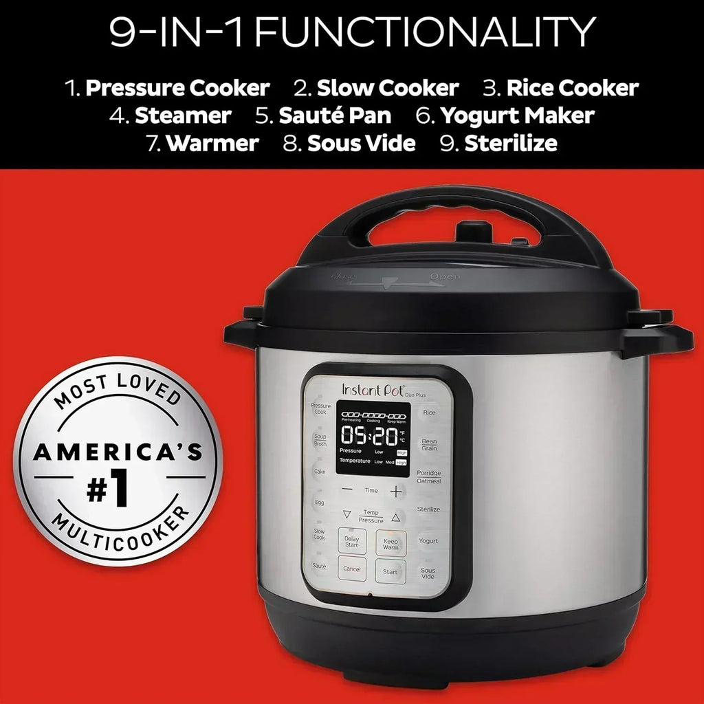 9-in-1 Multicooker Pressure Cooker Slow Cook Rice Maker Steamer Saut�� Yogurt Warmer Sterilizer