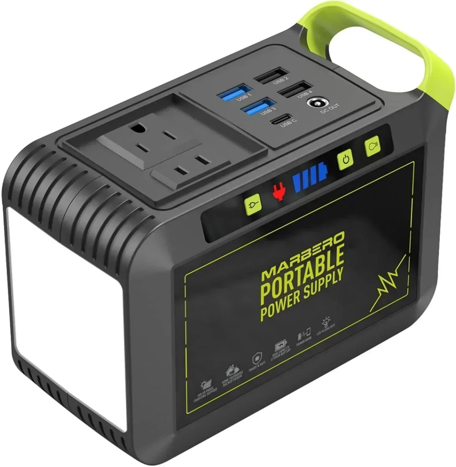 Portable Power Station 88Wh Camping Lithium Battery Solar Generator Fast Charging Power Bank