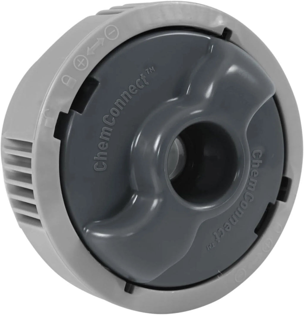 SaluSpa Aruba AirJet Large Round 2 to 3 Person Inflatable Hot Tub Portable Outdoor Spa with 110 AirJets and EnergySense Cover, Grey