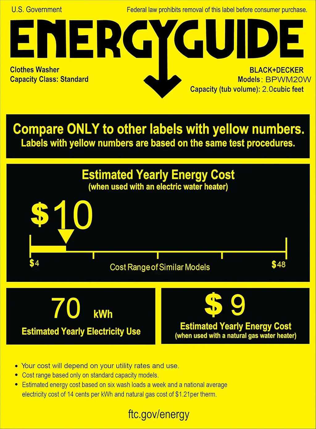 Portable Washer 6.6 lb. Capacity Washing Machine for Homes & Apartments 5 Wash Cycles