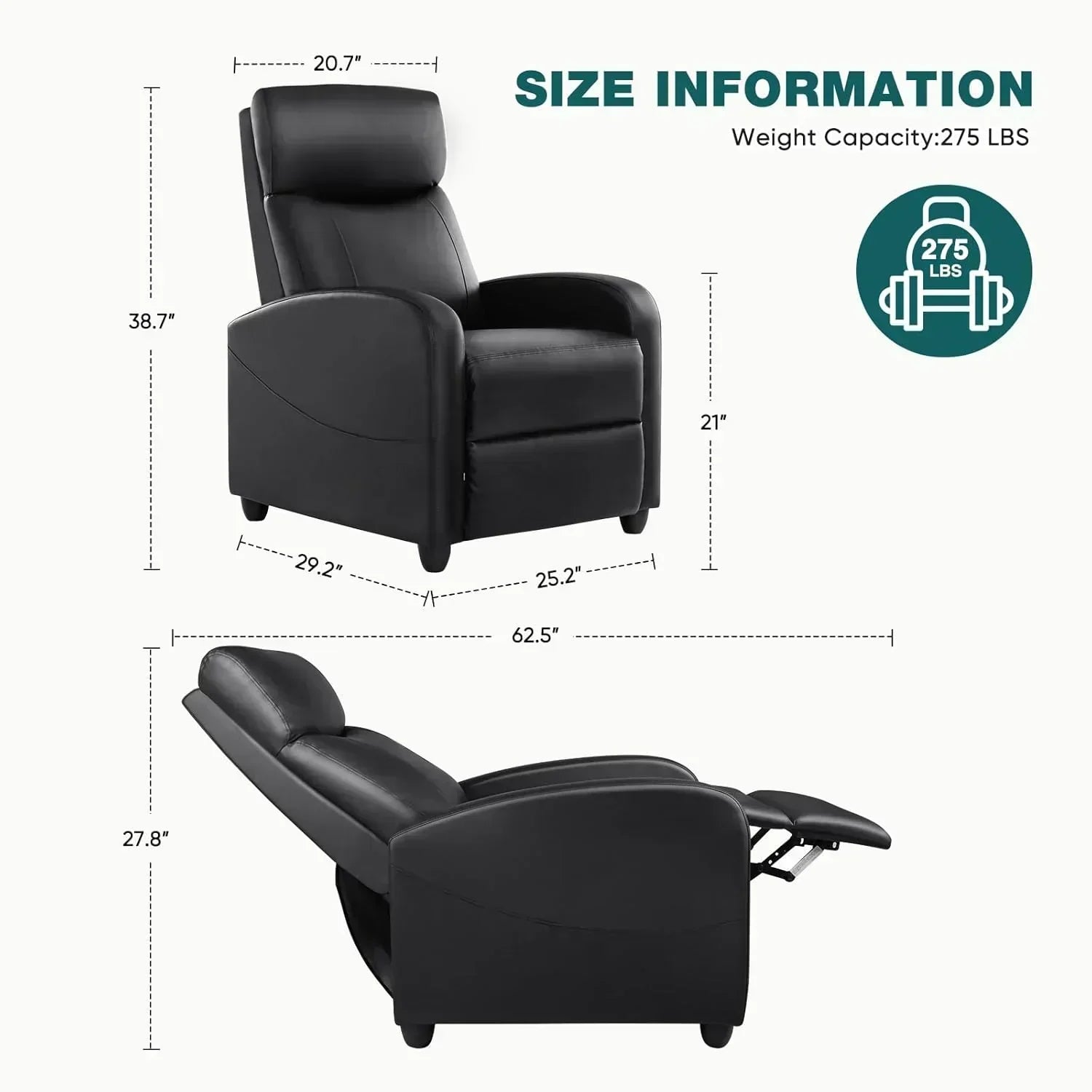 Swivel high-back rocking chair with footrest padded glider baby chair with comfortable deep seat